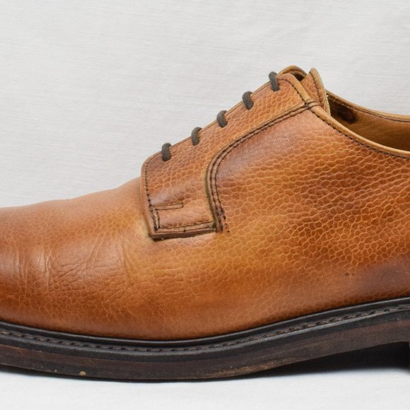 Vintage Alfred Sargent Brown Grain Textured Leather England Made Oxford Shoes main image 5